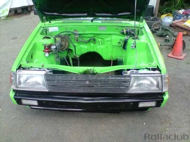 front stripped out