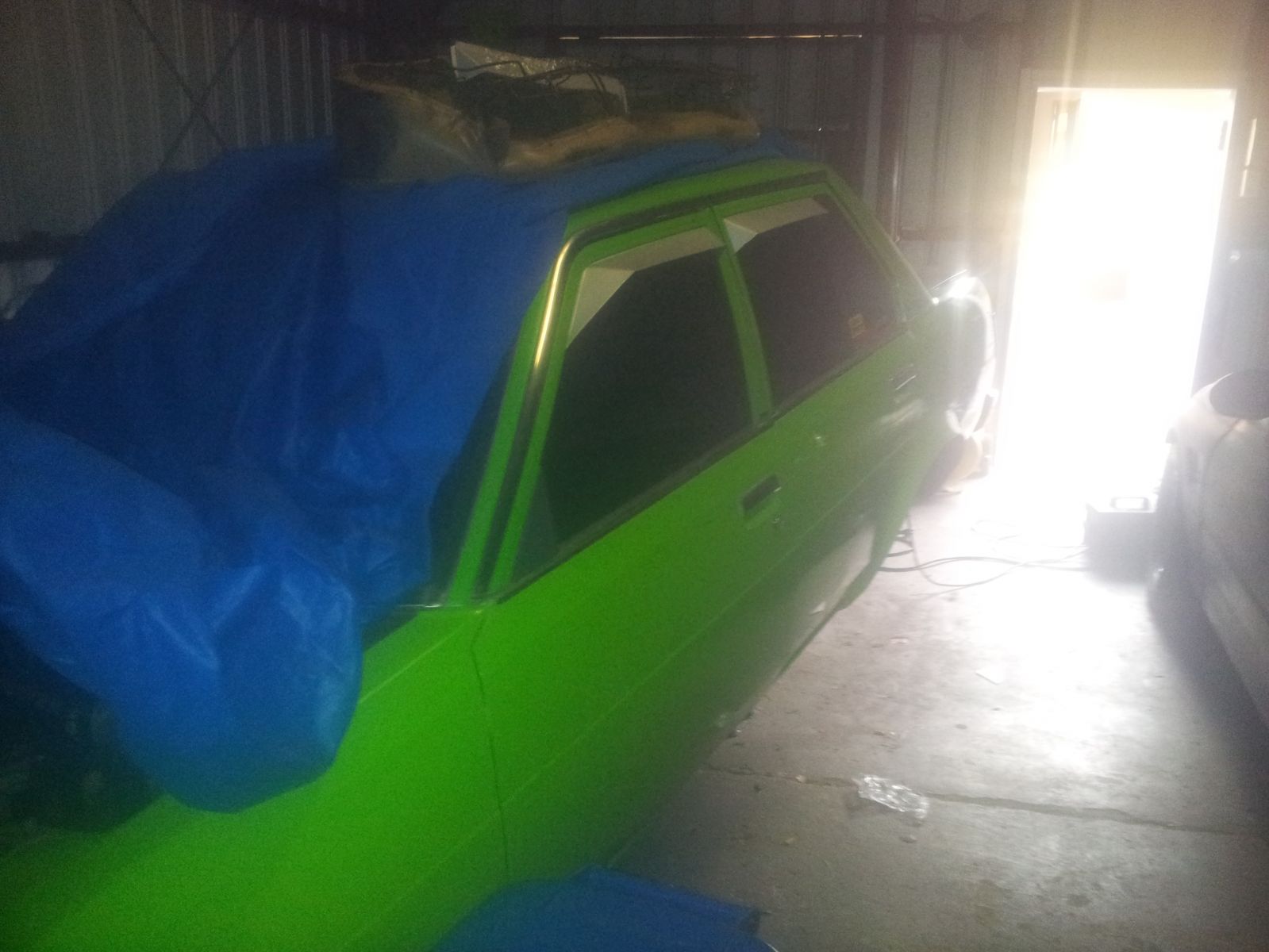 my baby with window shades
